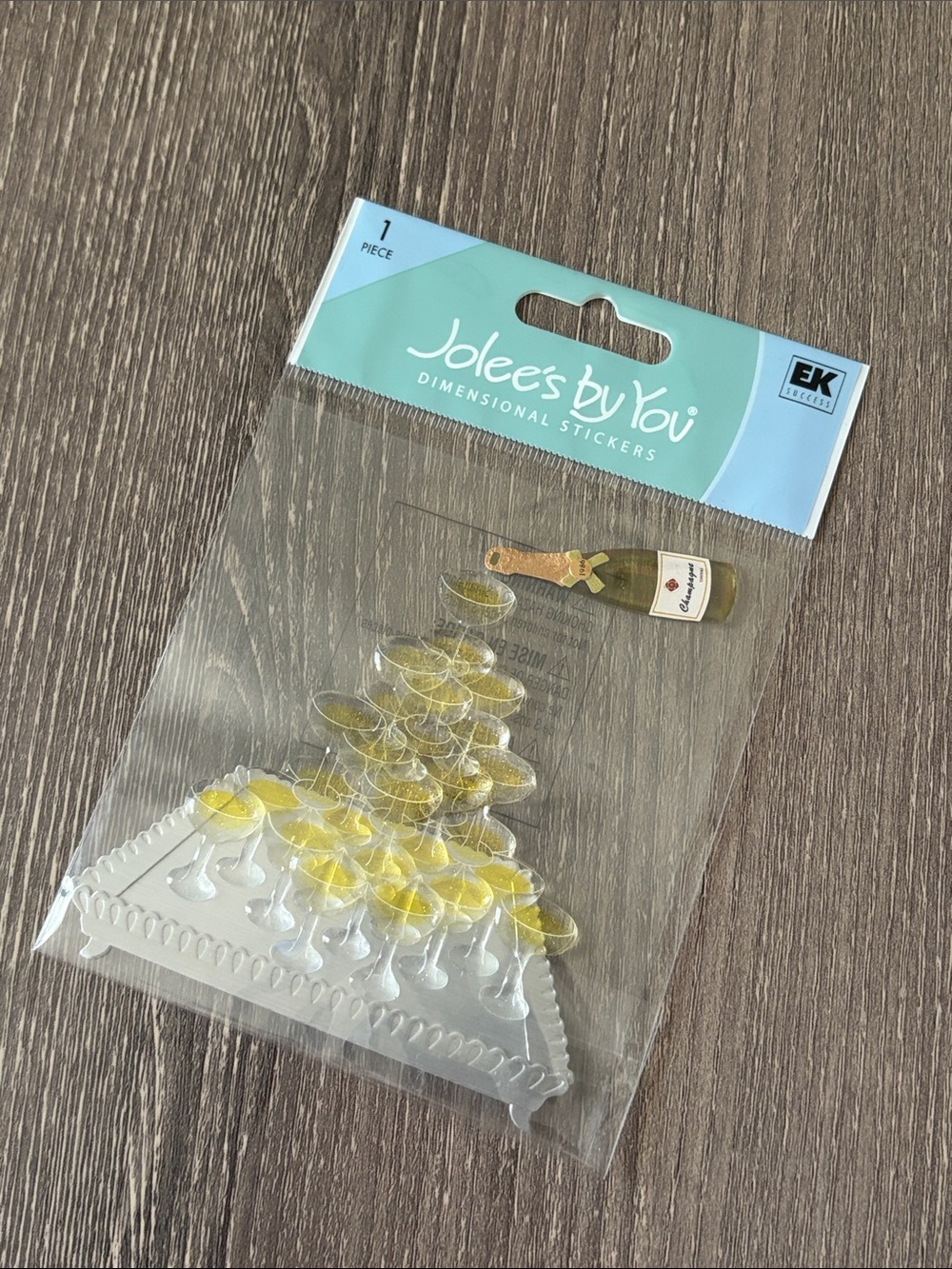 ❤️$15 Rare Jolee's Boutique Champagne Pyrmaid